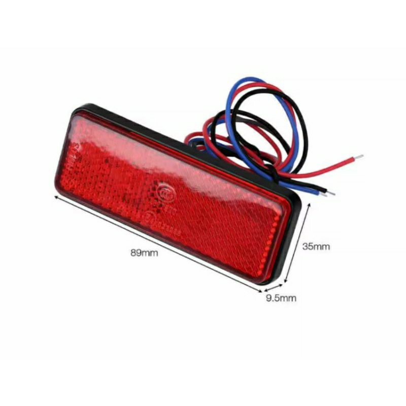 ทับทิมสะท้อนแสง แบบมีไฟ LED มีให้เลือก 2 สี Wave125i LED / ADV / PCX / Forza / X-Max / Lead 125 / Rc100 *ของมีพร้อมส่ง* ราคา ถูกที่สุด ดีลบีเคเค แกลเลอรีภาพที่ 2