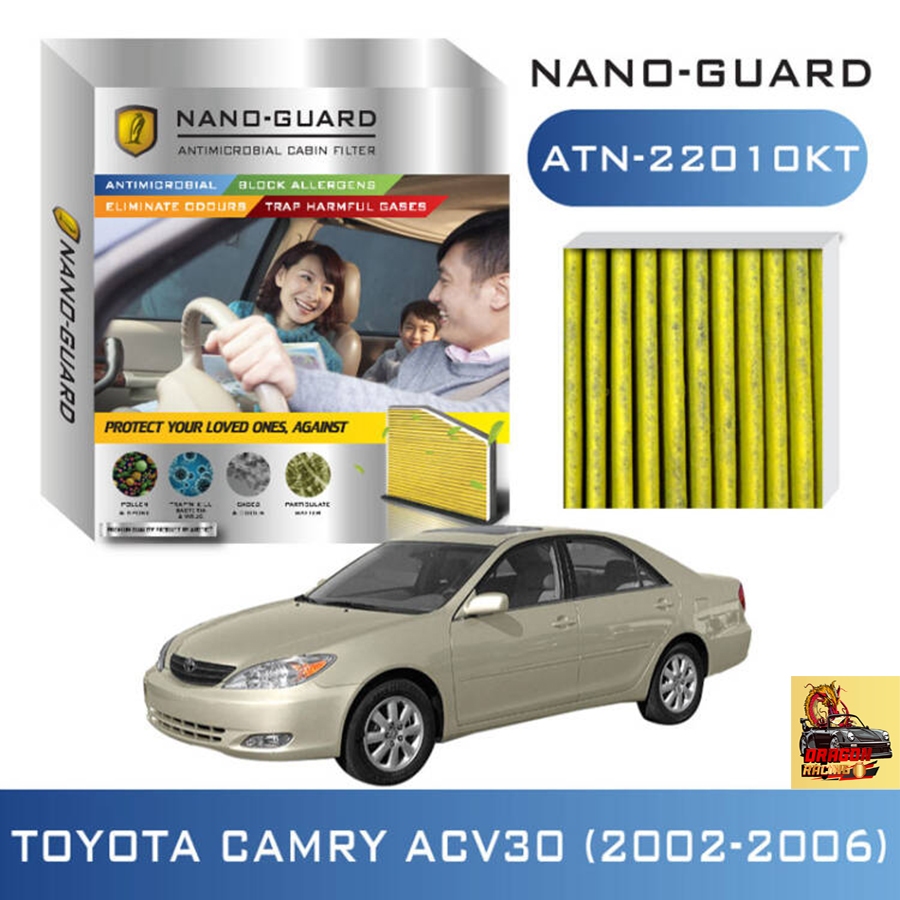 กรองแอร์ Arctic Nano Guard Toyota Camry ACV30 (2002-2006)