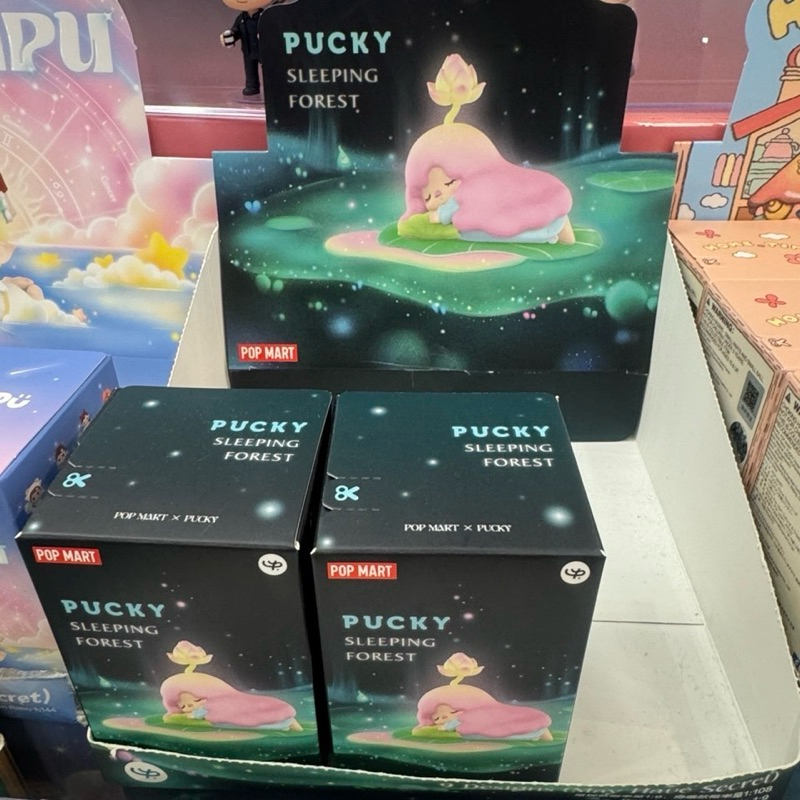 ( ยกกล่อง ) Pucky Sleeping Forest Pop Mart