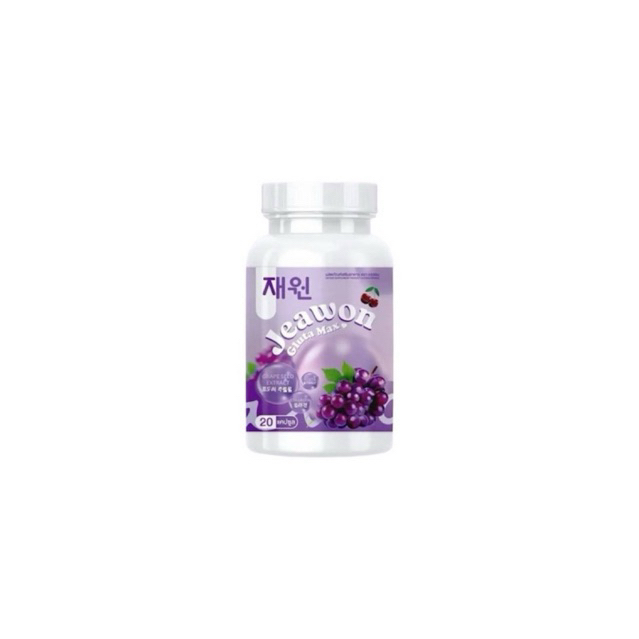 กลูต้า แจวอน Jeawon Gluta Max ผลิตภัณฑ์เสริมอาหาร 1กระปุก บรรจุ20แคปซูล