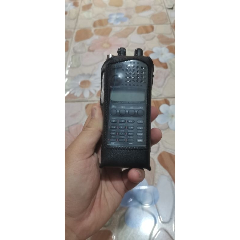 ซอง​หนัง​วิทยุ​รุ่น​ kenwood​ Th28​ แบต​สั้น​เสมอ​ตู​ด​ หนัง​แท้​