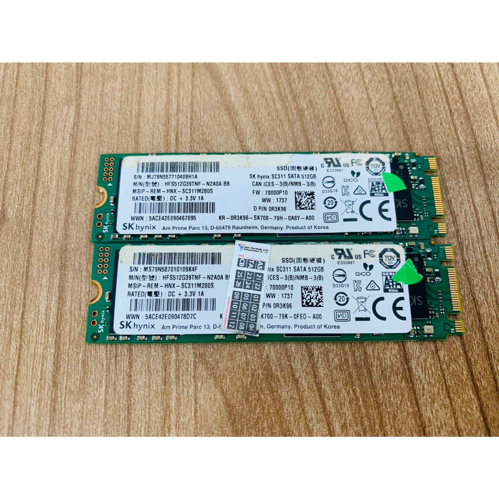 Skhynix SC311 SSD 512GB M.2 SATA สภาพดี มือสอง ประกันร้าน 1 เดือน
