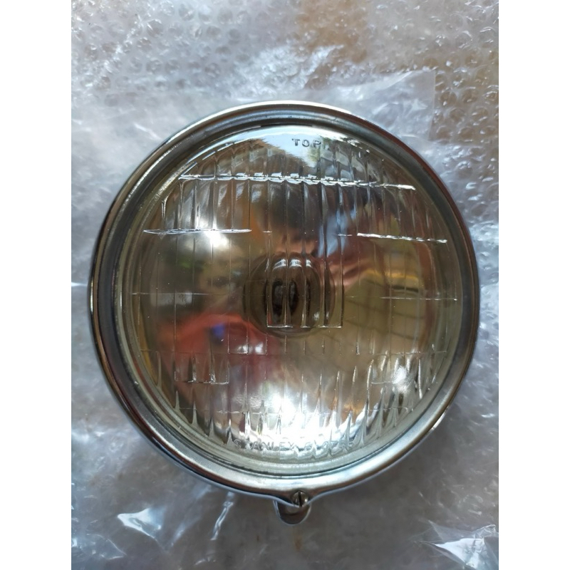 จานฉาย ไฟหน้า Honda CD125E CD125A SS125 ปั๊มStanley แท้ญี่ปุ่น สวยๆ