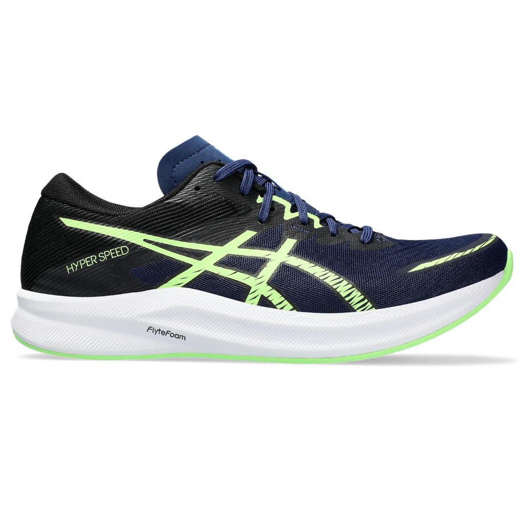ASICS : HYPER SPEED 3 MEN RUNNING ผู้ชาย รองเท้าวิ่ง ของแท้ BLUE EXPANSE/ILLUMINATE GREEN