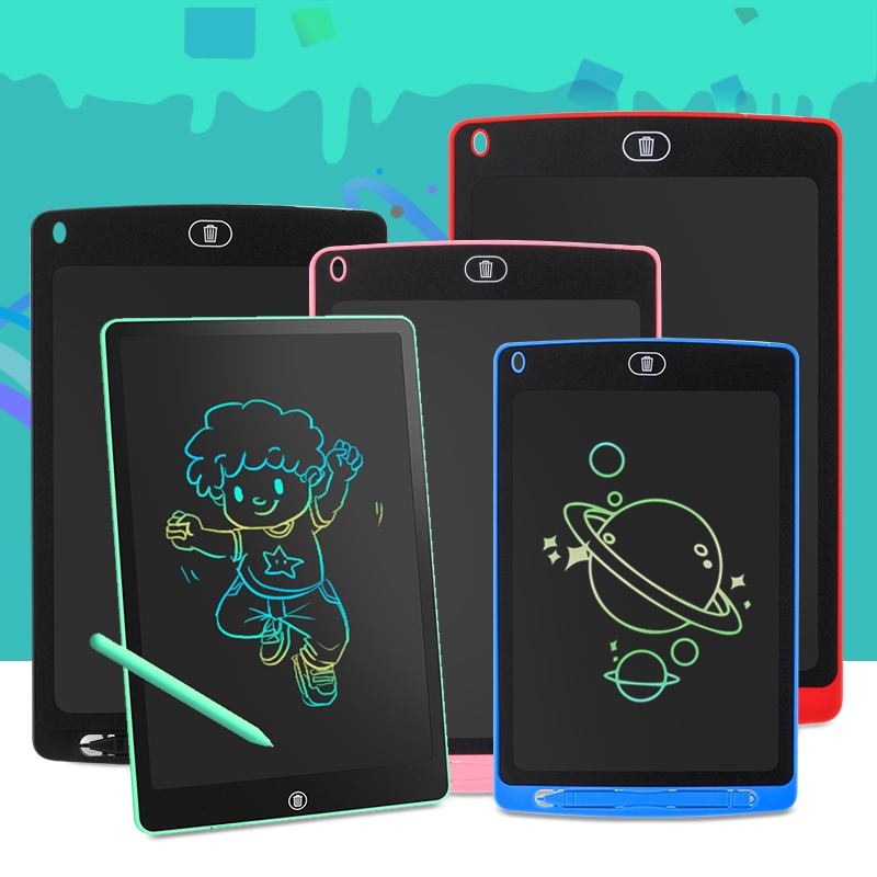 กระดานเขียน กระดานลบได้ LCD Writing Tablet กระดานวาดรูป กระดาน ขนาด 8.5 หรือ 12 นิ้ว 16 นิ้ว ไอแพดของเล่น แท็บเล็ตวาดรูป