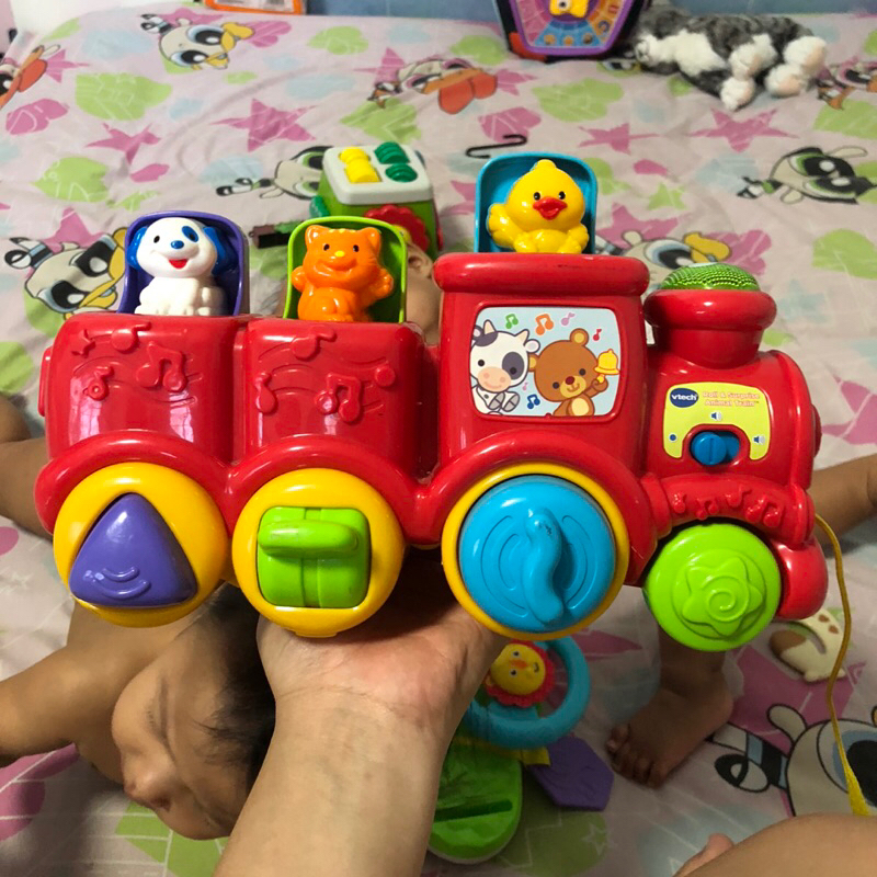 Vtech Pop up And Sing Animal Train รถไฟของเล่นที่พาน้องๆไปรู้จักกับสัตว์ มือ2