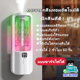 🔥เครื่องพ่นน้ำหอมอัตโนมัติในห้อง ฟอกอากาศ กระจายกลิ่นหอมยาวนาน เครื่องฟอกอากาศอโรมา 5 โหมดสเปรย์น้ำหอม สเปรย์ระดับนาโน