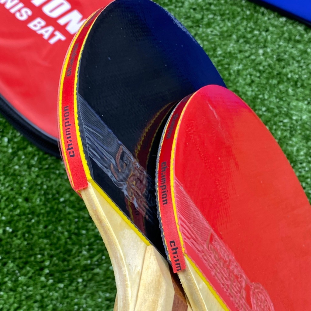 ไม้ปิงปอง ไม้lเทเบิลเทนนิส พร้อมซองใส่ไม้ ยี่ห้อ Champion ของแท้💯% **แถมลูกปิงปอง 1 ลูก** - รูปที่ 5