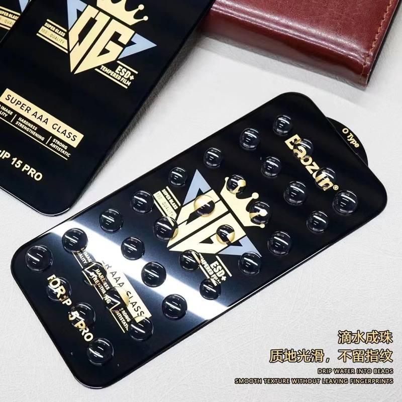 🔥OG HD / ติดง่าย 🔥 Hot 🔥ฟิล์มกระจก ใส เต็มจอ For iPhone นิรภัย OG 17 Pro Max/16E/15 14 13 12 11 XR Xs 7 Plus/8/6S/SE - รูปที่ 6