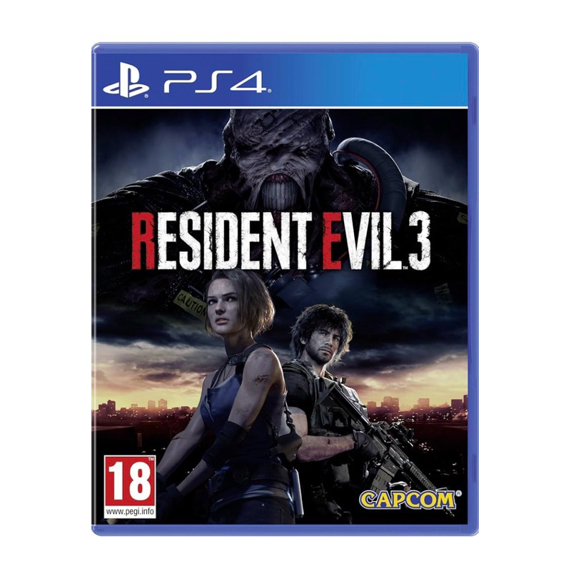 [เกมส์Ps4,เกมส์ยิงผี,เกมส์ยิงซอมบี้]Resident evil 3 Remake (Re3) Ps4 ซับ🇹🇭(มือ2)