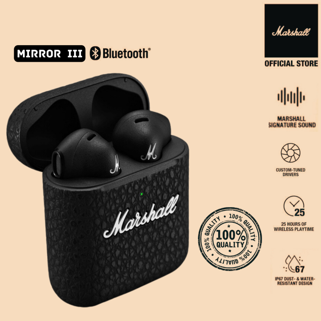 Marshall Minor III True Wireless Black หูฟังไร้สาย