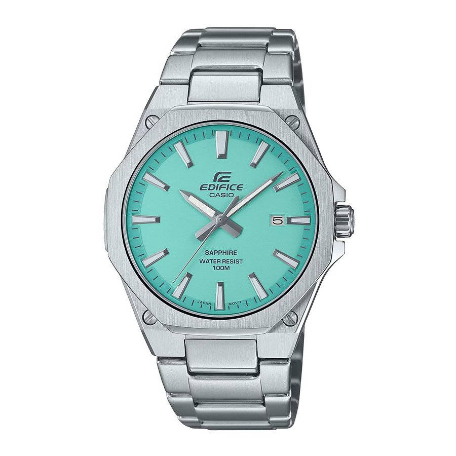 Casio Edifice นาฬิกาข้อมือผู้ชาย สายสแตนเลส  รุ่น EFR-S108D-2B / สีฟ้า