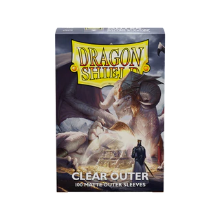 *พร้อมส่ง*[Dragon Shield] Outer Sleeves - Clear Matte, Black Matte
