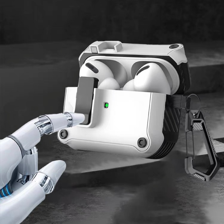 เคสหูฟัง กันกระแทก พร้อมตัวล็อค เพื่อความปลอดภัย สําหรับ AirPods Pro 2 3 1 AirPods Pro2 Pro Gen Air Pods Pro airpods4 - รูปที่ 3