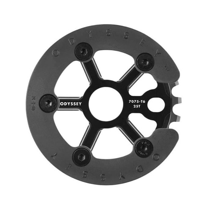 ใบจานจักรยานbmx 𝗢𝗱𝘆𝘀𝘀𝗲𝘆 𝗨𝘁𝗶𝗹𝗶𝘁𝘆 𝗣𝗿𝗼 𝗦𝗽𝗿𝗼𝗰𝗸𝗲𝘁 ใบจาน 25 ฟัน และ ใบ 28 ฟัน CNC อลูมิเนียม 7075-T6 พร้อม