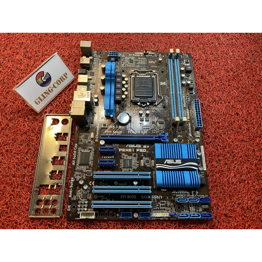 LGA1155 MAINBOARD ASUS RAM 2 SLOT ATX - หลายรุ่น / P8H61 /