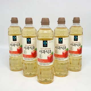 Apple Cider Vinegar 900ML น้ำส้มสายชูหมักจากแอปเปิ้ล แอปเปิ้ลไซเดอร์ 식초 Chung Jung Won