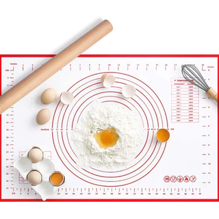 แผ่นรองนวดแป้ง แผ่นรองนวดซิลิโคน ใช้สำหรับนวดแป้งทำจากซิลิโคน (food grade)