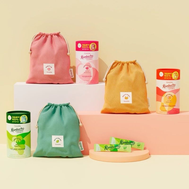 [LPP] กระบอก ถุงผ้า Teazen Kombucha (ไม่รวมชา)