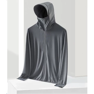 เสื้อแจ๊ตแก็ตผู้ชายแขนยาว มีฮู้ด ผ้าใส่สบายกันเเดด รุ่นFSY-2225