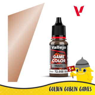 Vallejo Game Color: Metallic: Brassy Brass (POS. 127)
