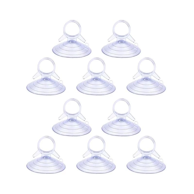 (พร้อมส่ง)​ตะขอยาง PVC ใส กันน้ํา แบบตัวดูดติดผนัง อุปกรณ์เสริมรถยนต์ สําหรับยึดที่บังแดด (1ตัว)