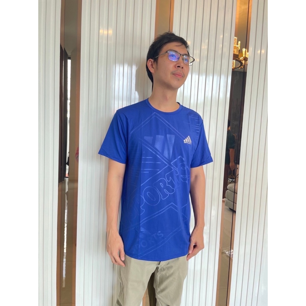 เสื้อกีฬาสกรีนSPORT(2) ผ้านุ่มลื่น ใส่สบาย มีไซ M L XL XXL 3XL