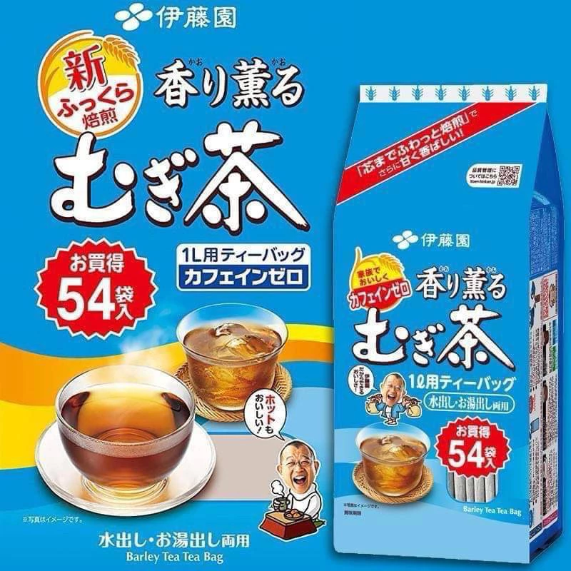 พร้อมส่ง‼️เครื่องดื่มชาข้าวบาร์เล่ ชงร้อน-เย็นดีต่อสุขภาพ Itoen Mugicha Roasted Barley Tea Caffeine-Free 54 bags🇯🇵🇯🇵