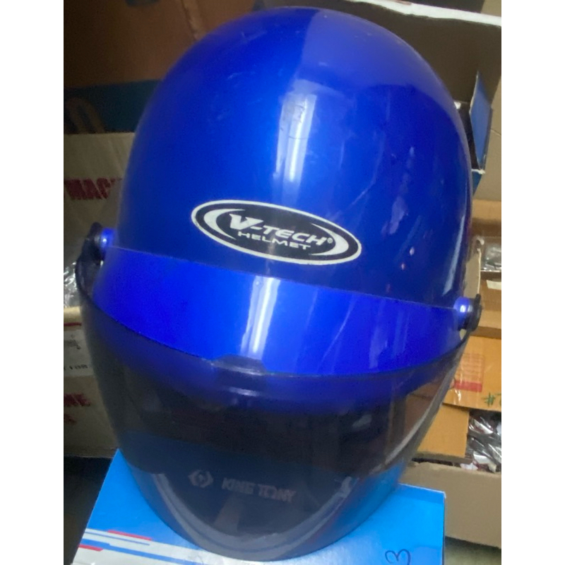 หมวกกันน๊อค V.TECH ไซส์ M 580mm type (K)(k) มือสองย้ำมือสอง ใช้งานได้ปกติ