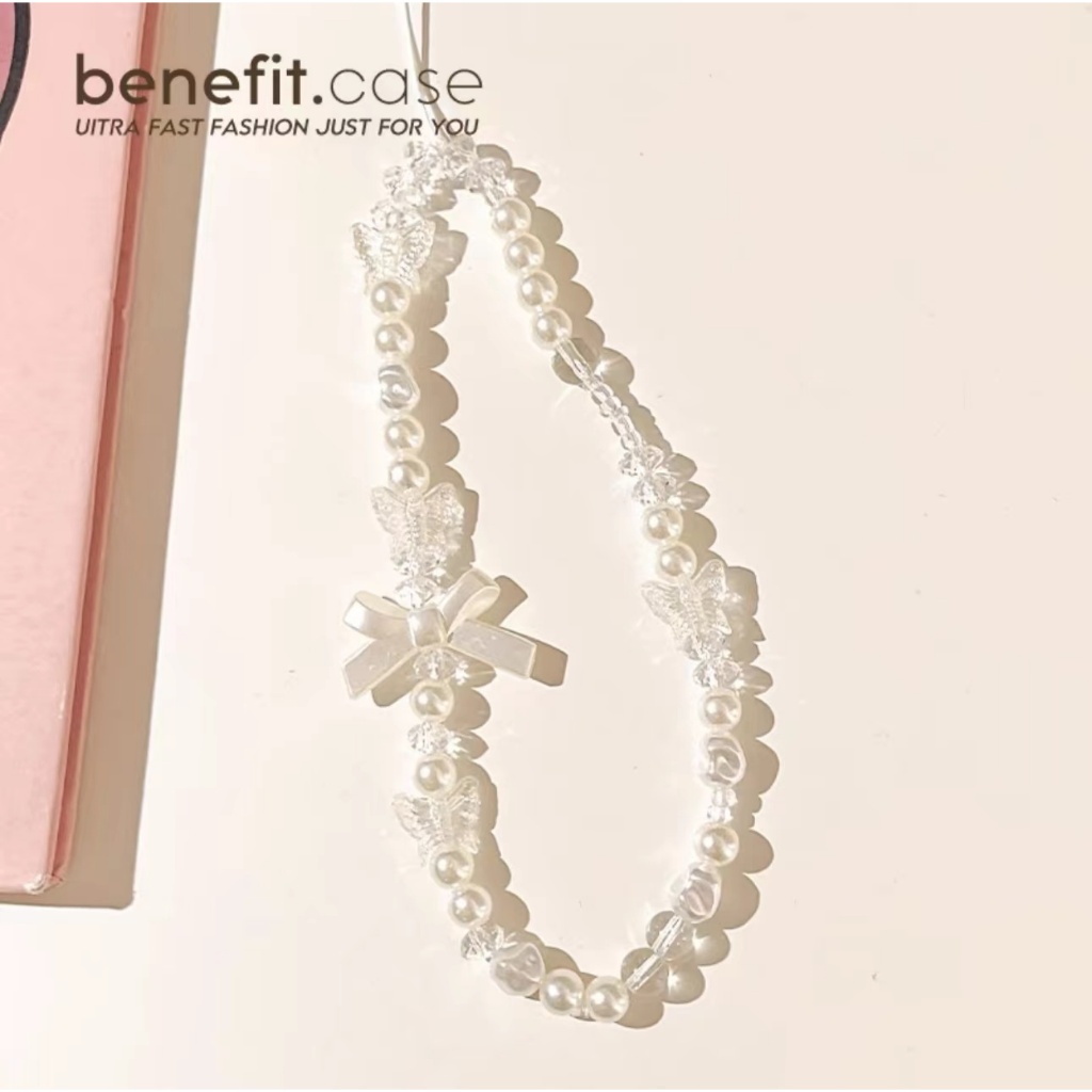 Butterfly Bracelet Crystal สร้อยข้อมือเคสโทรศัพท์มือถือ เหมาะสำหรับเคสโทรศัพท์มือถือต่างๆ