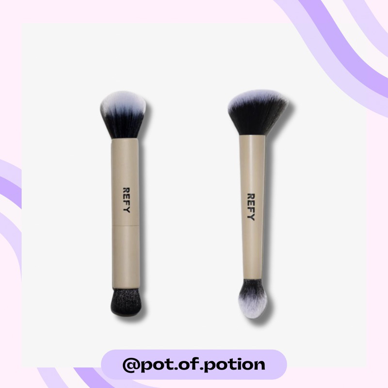 พร้อมส่ง REFY — Duo Brush / Complexion Brush