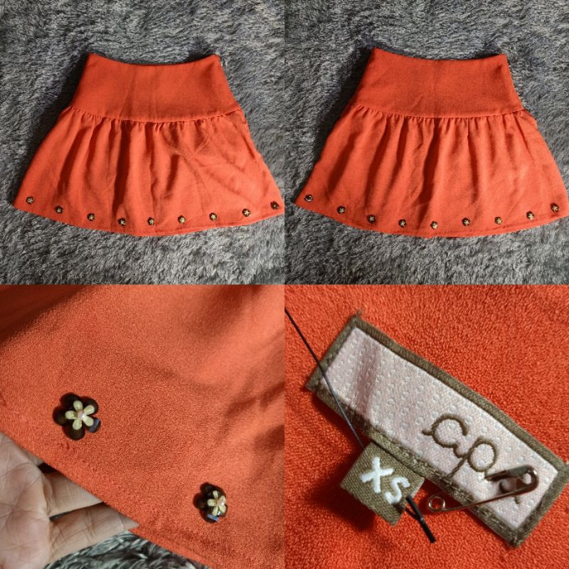 กระโปรง CPS CHAPS SIZE XS สีส้ม