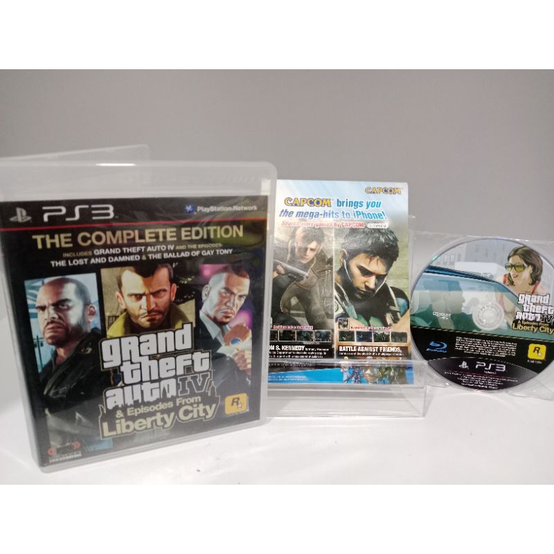 แผ่นเกมส์ Ps3 - GTA IV : &amp; Episode From Liberty City (Playstation 3) (อังกฤษ) ‼️ปกมีคราบน้ำ