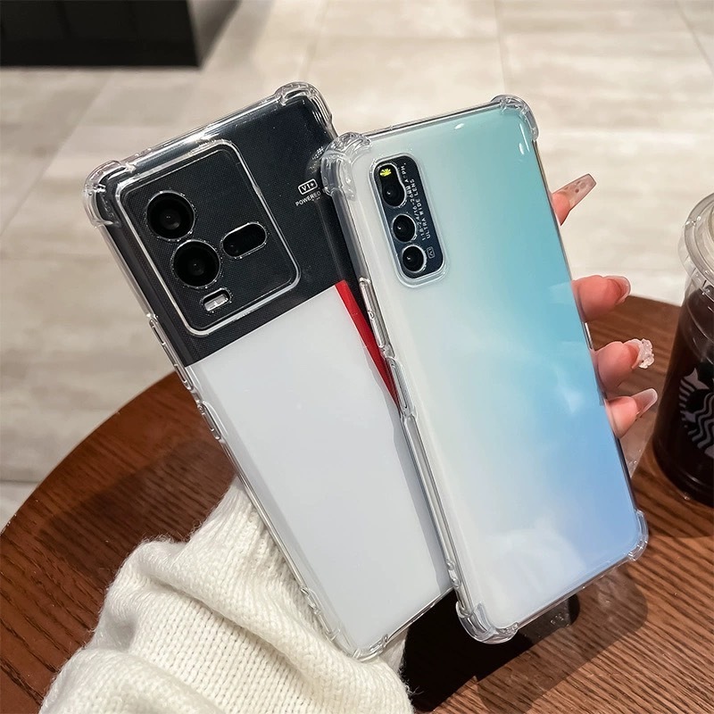 เคสโทรศัพท์กันกระแทกสีใส นิ่ม คลุมเลนส์กล้อง สีใสสวยหรู สำหรับรุ่น Redmi Note8,Redmi Note8pro,Redmi 9,Redmi 9A,Redmi 9C