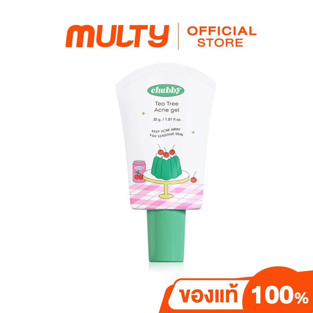 Chubby Tea Tree Acne Gel 30 g. เจลแต้มสิว