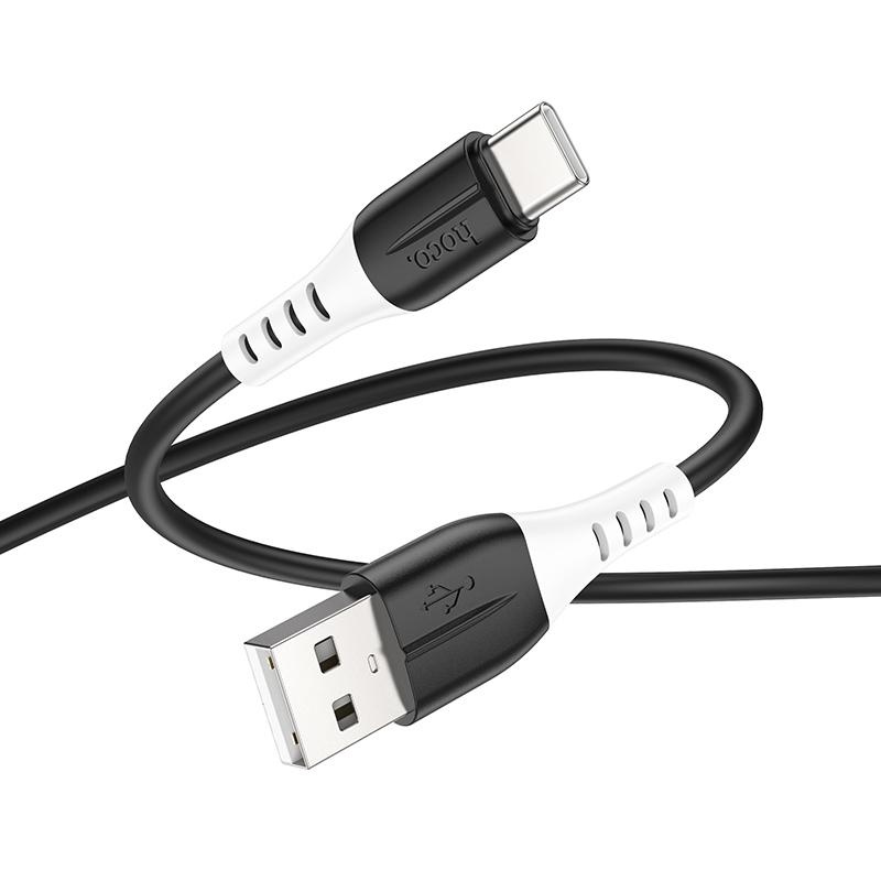 HOCO X82 สายชาร์จเร็ว ซิลิโคนยืดหยุ่น จ่ายไฟเสถียร 1 เมตร TC-TC 60w / Type-C 3A / Micro 2.4A