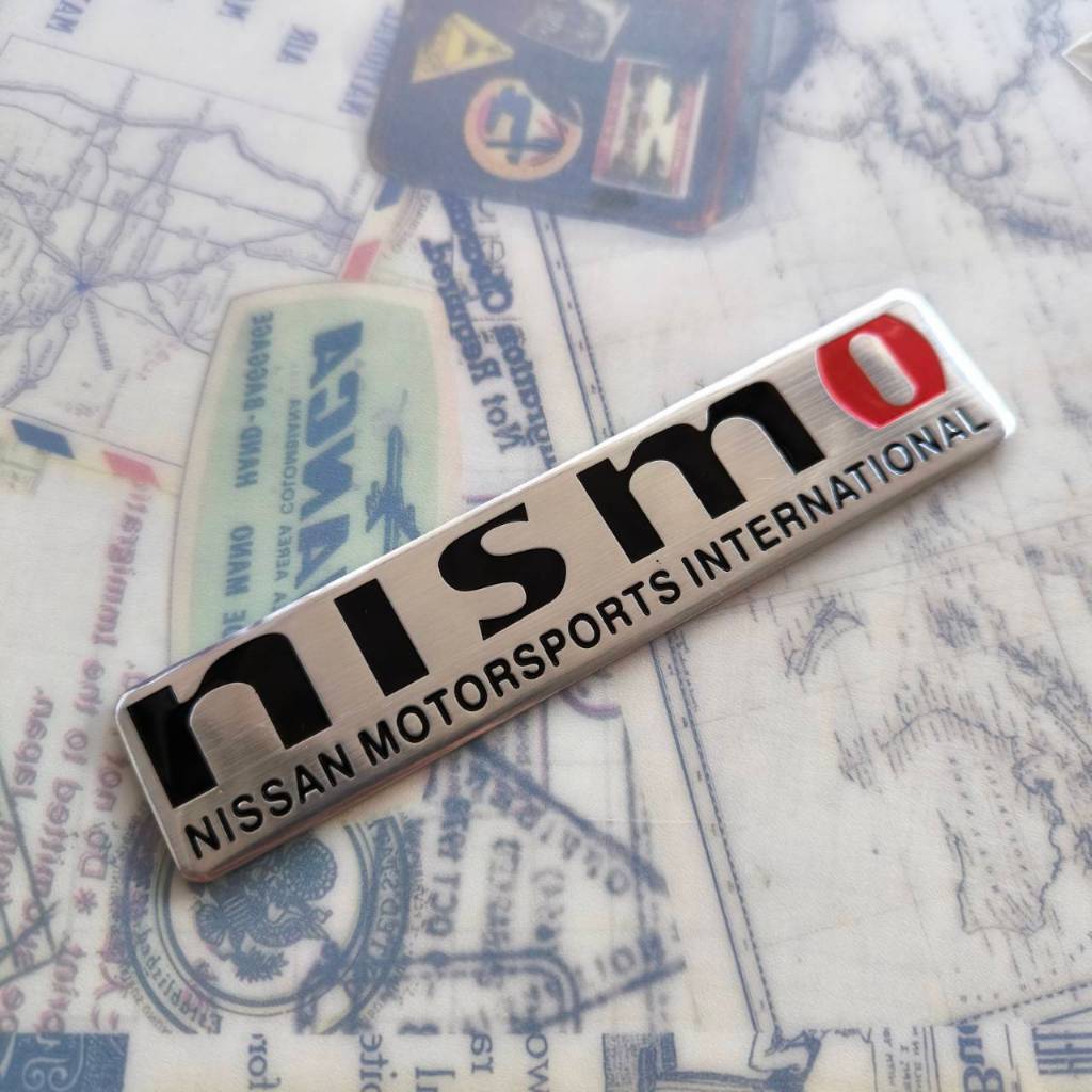 ส่งจากกรุงเทพ โลโก้ Nissan nismo มีกาวในตัว อลูมิเนียมบาง ขนาด 12×2.5Cm1อัน ราคา ถูกที่สุด ดีลบีเคเค แกลเลอรีภาพที่ 3