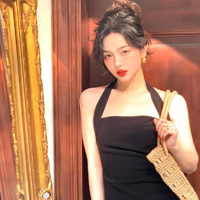 aililai1688 เดรสจ้าตัวมารดามาก ใส่แล้วเหมือนนางพญาสุดๆ ออกเดทหรือเป็นทางการ ตัวนี้เอาอยู่พร้อมจัดส่ง - รูปที่ 3