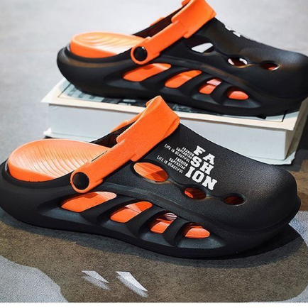 SHO-M9912 รองเท้าแตะ ผู้ชาย แบบสวมหัวโต รองเท้าลำลอง สำหรับผู้ชาย ajaygna1991