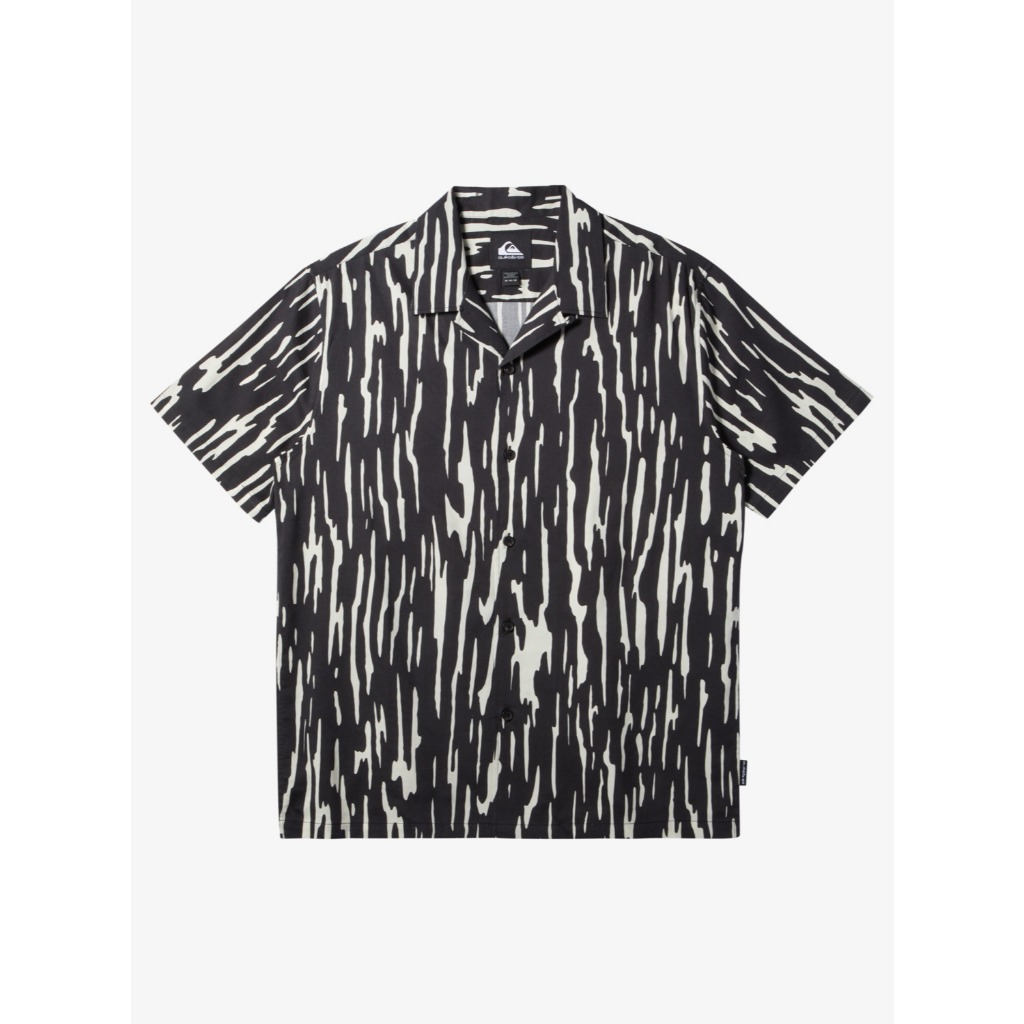 Quiksilver เสื้อเชิ้ตลำลองผู้ชาย Ripples DNA Island - Short Sleeve Shirt for Men 242 AQYWT03349-KVJ7