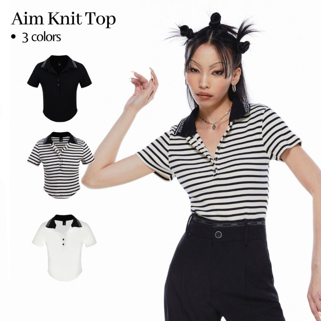 Merge Official - Aim Knit Top (พร้อมส่ง)