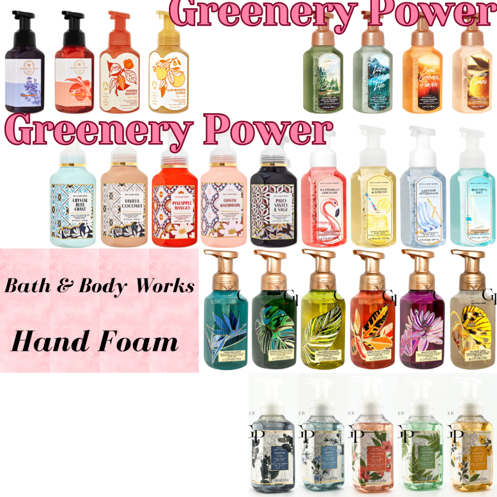 BBW#4 HandFoam โฟมล้างมือหอม Bath and Body Works Gentle Foam Hand Soap 259 ml สบู่ล้างมือ