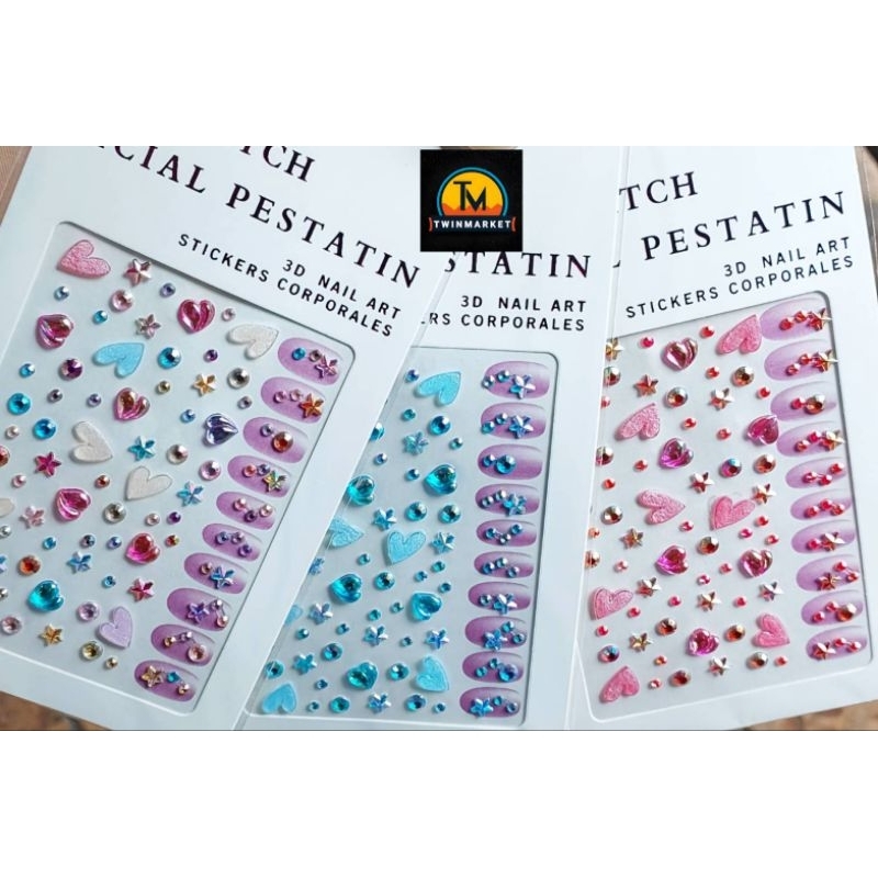 คริสตัลติดหน้า เพชรติดหน้า Face Sticker มุก คริสตัล เพชร แต่งหน้า ติดเล็บ ติดผม เพชรแต่งหน้า คริสตัล ตกแต่งมือถือ