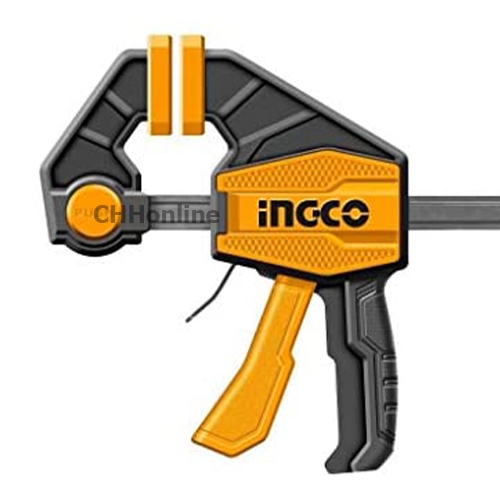 INGCO แคลมป์จับชิ้นงาน แคล้ม แบบเลื่อนเร็ว ปากกาจับชิ้นงาน 6นิ้ว HQBC01601 12นิ้ว HQBC01602 18นิ้ว HQBC01603 WADFOW ราคา ถูกที่สุด ดีลบีเคเค แกลเลอรีภาพที่ 2