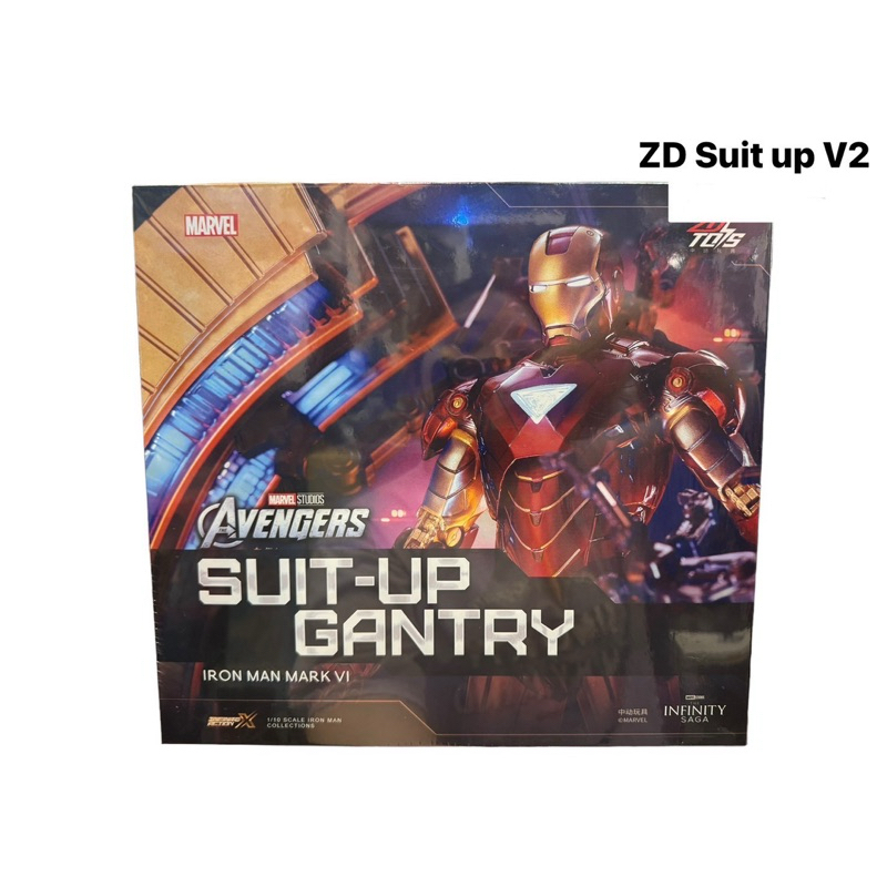 โมเดลฟิกเกอร์ไอรอนแมนSuitup(V1,V2)ขนาด1/10จากค่ายZdtoys🩷🩷