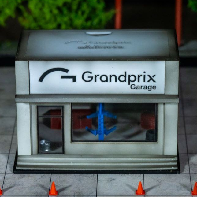 ฉาก Diorama Grand Prix Garage