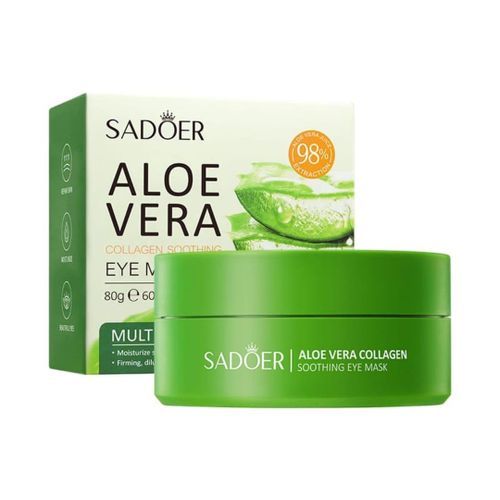 มาส์กใต้ตา SADOER Aloe Vera ว่านหางจระเข้ คอลลาเจน (60 ชิ้น/30 คู่)