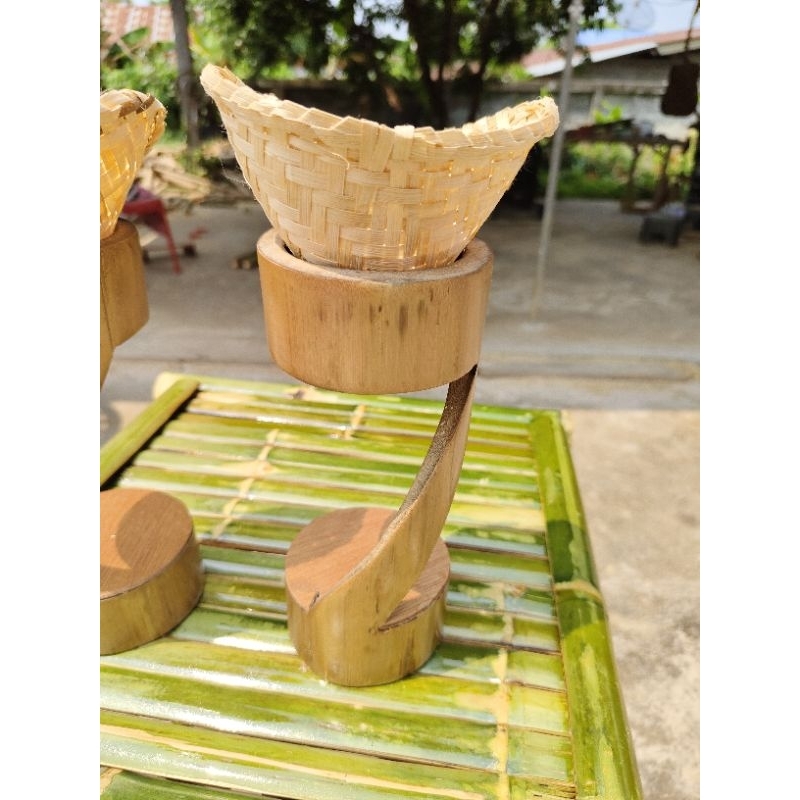ดริปกาแฟไม้ไผ่ ขนาดเส้นผ่ากลางยาว 8-10 เซนติเมตร รูปที่ 3