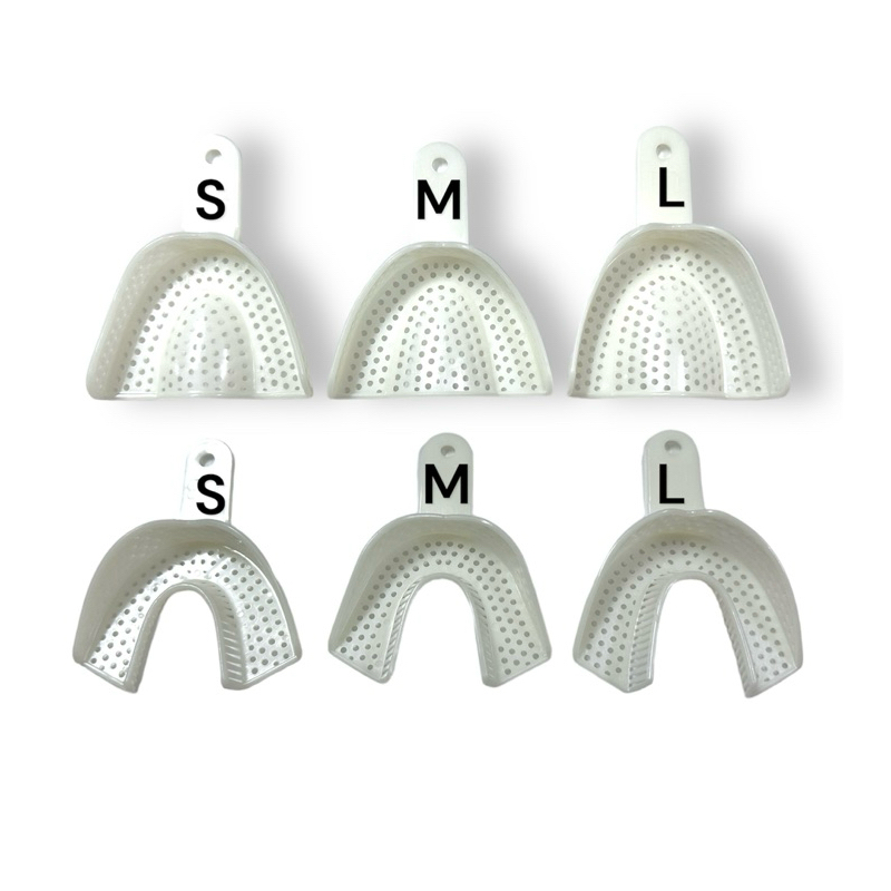 ช้อนพิมพ์สีขาว 3 ขนาด s m l สะอาด สินค้าพร้อมส่ง