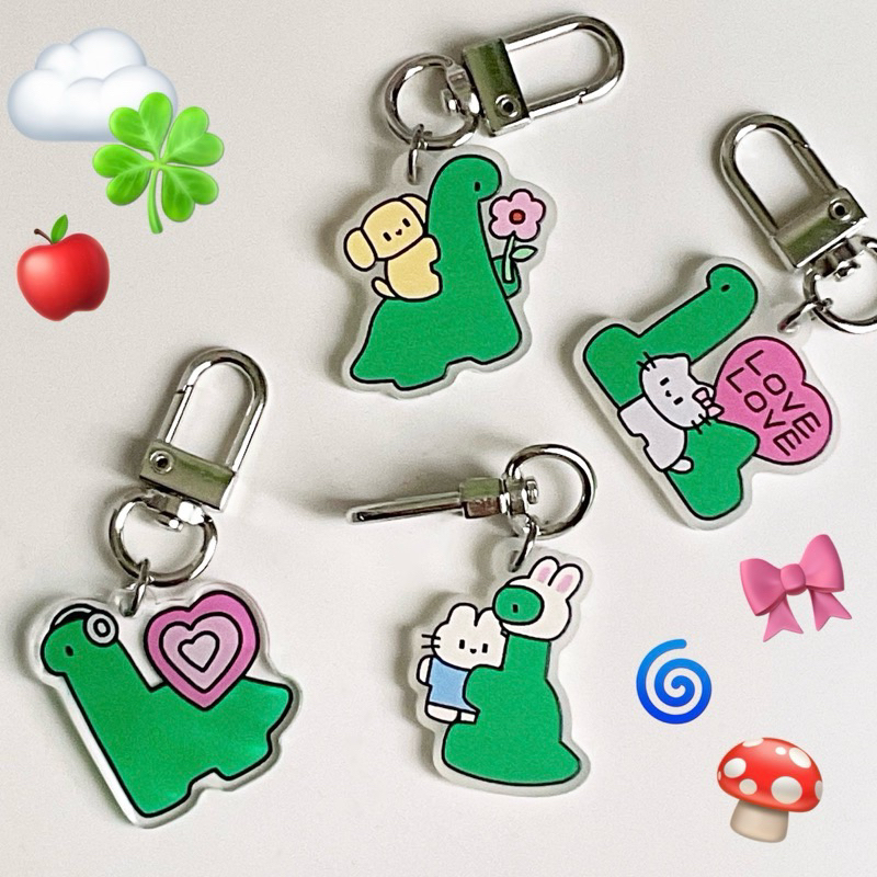 (Mini Keyring) DINO KEVIN พวงกุญแจ อัพเดตลายใหม่เพิ่ม